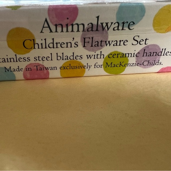 Mackenzie Childs children’s flatware set - Picture 3 of 3